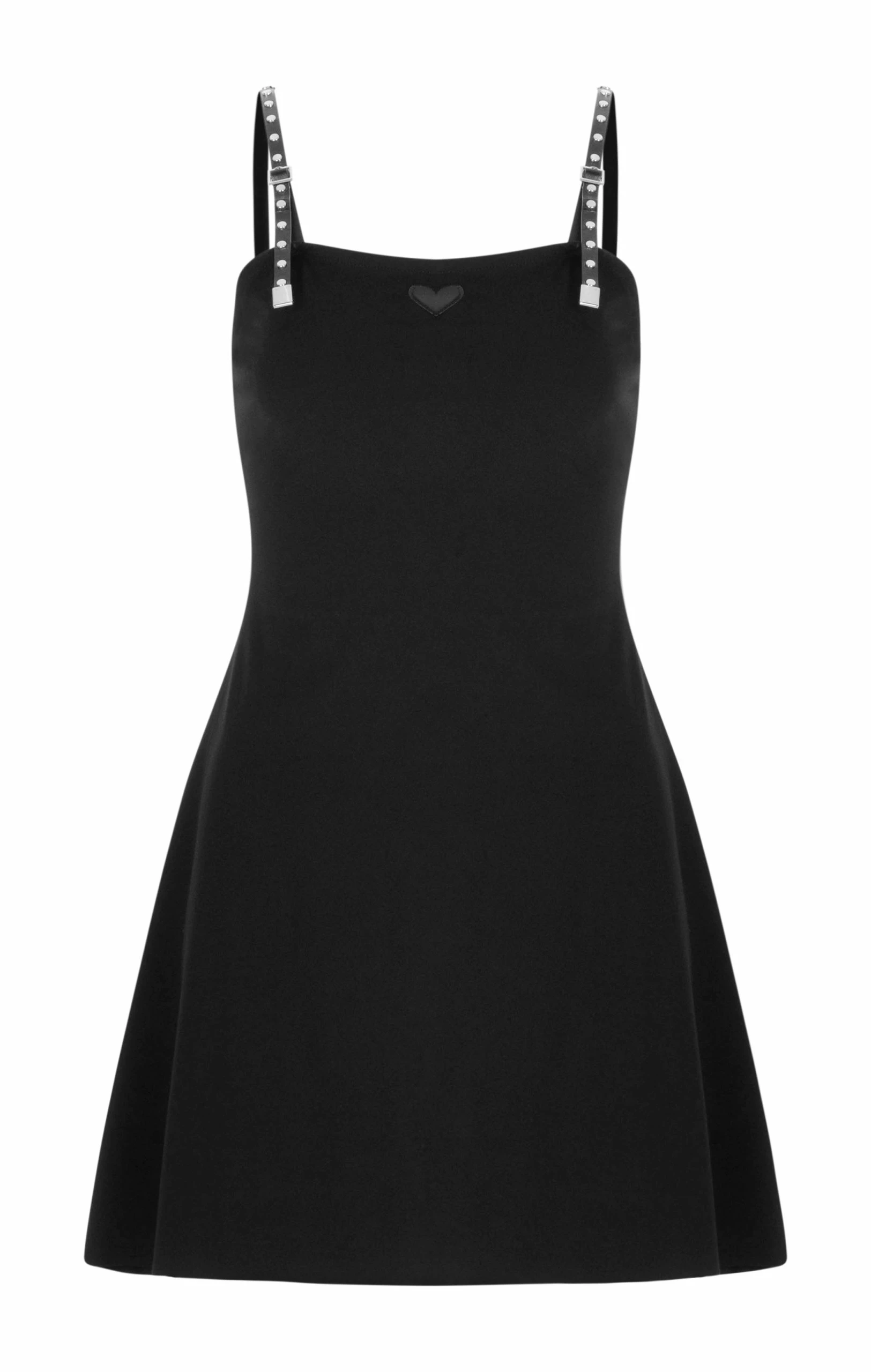Punk Rave Dresses Black Hearts Embroidered Punk Dress - Image 5