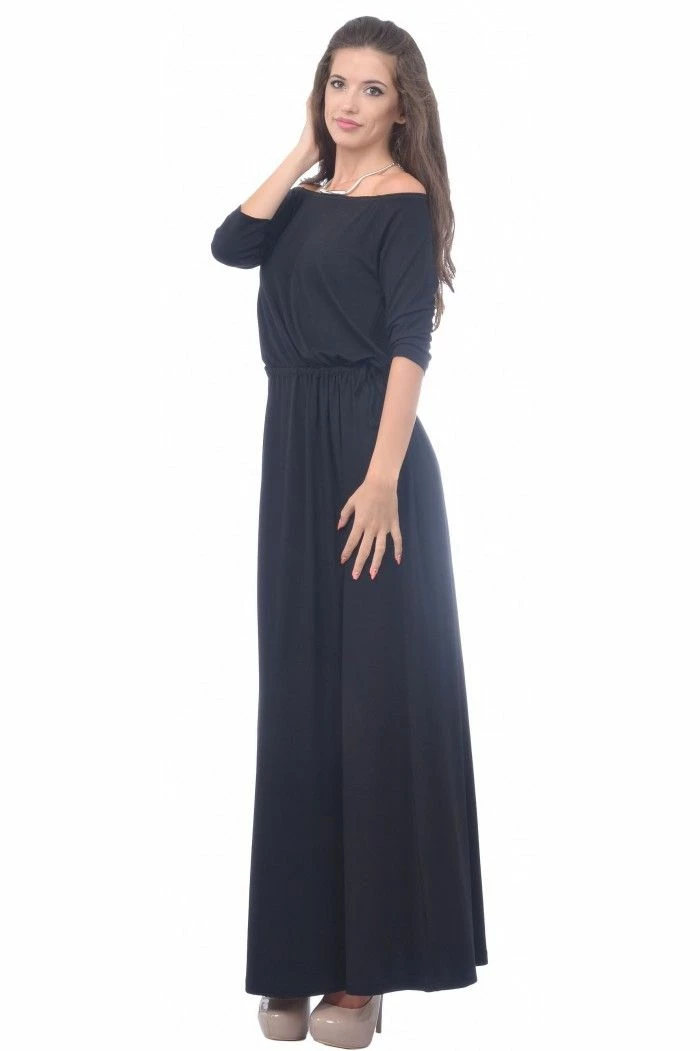 RebelsMarket Dresses Svetomira Black Dress - Image 2