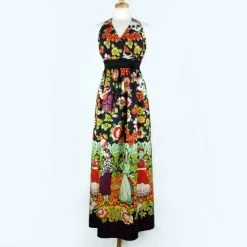 RebelsMarket Dresses Frida Kahlo Maxi Dress