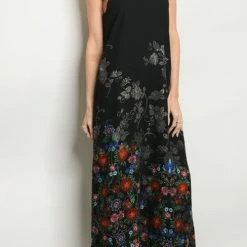 RebelsMarket Dresses Gothic Garden Boho Maxi Dress