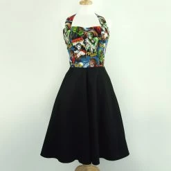 RebelsMarket Dresses Pinup Monsters Swing Dress
