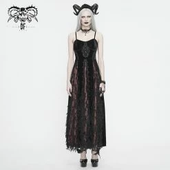 Thinkers Clothing Dresses Sleeveless Lace Maxi Gothic Dress