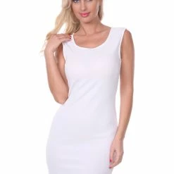 White Mark Clothing Dresses Sleeveless Mini Sheath Dress