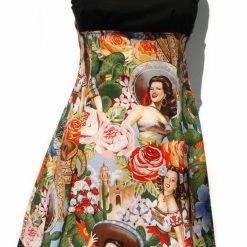 RebelsMarket Dresses "Swing Me Down" Senoritas Halter Dress