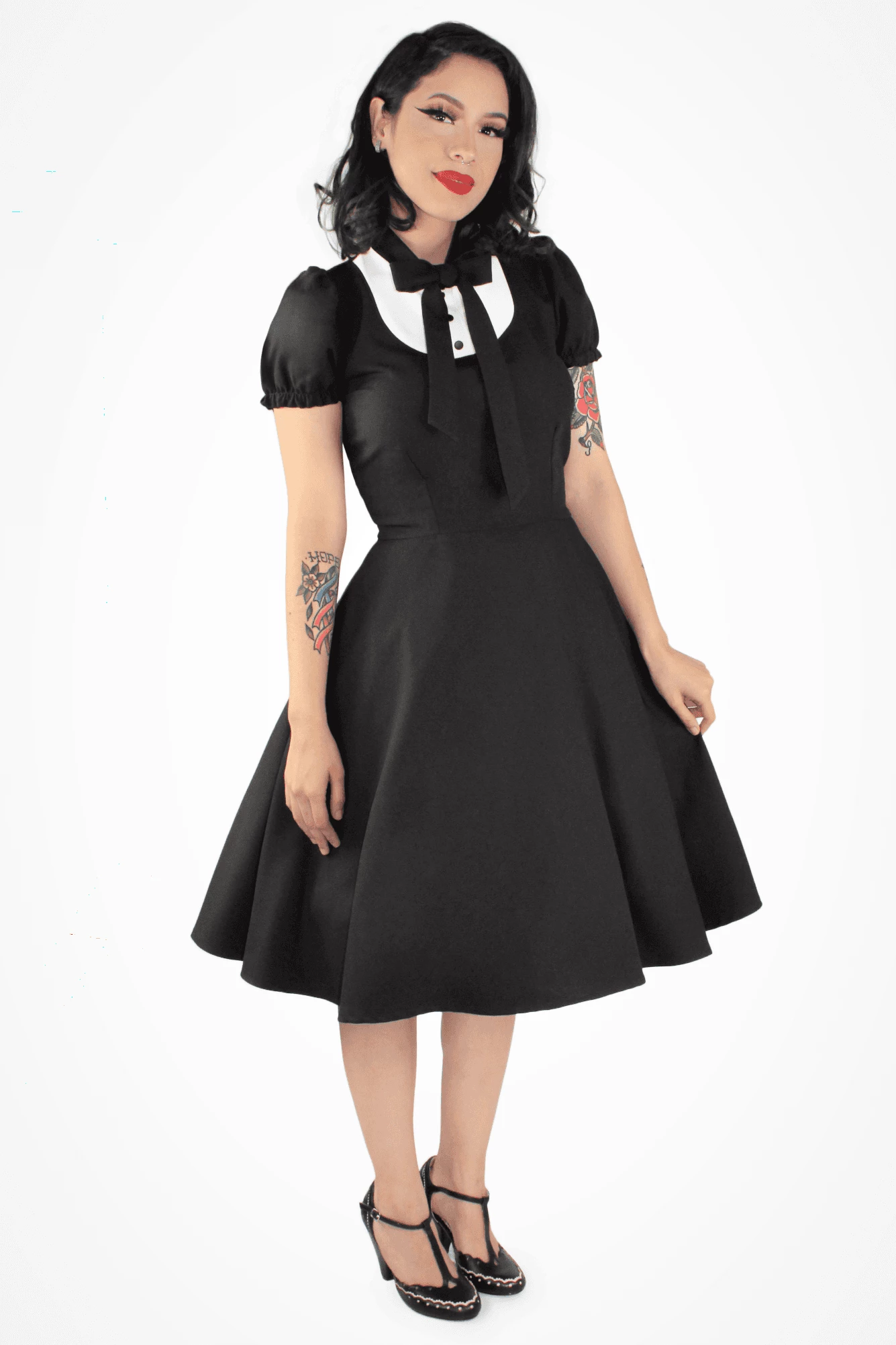 RebelsMarket Dresses Tuxedo Circle Dress