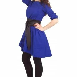 RebelsMarket Dresses Asymmetrical Tunic, Blue Tunic, Plus Size Tunic, Oversize Tunic, Maxi Tunic