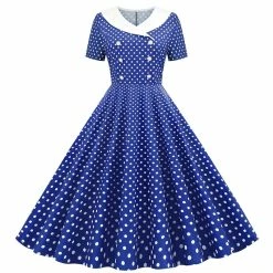 FashionSprout Dresses Polka Dot Vintage 50's Swing Dress