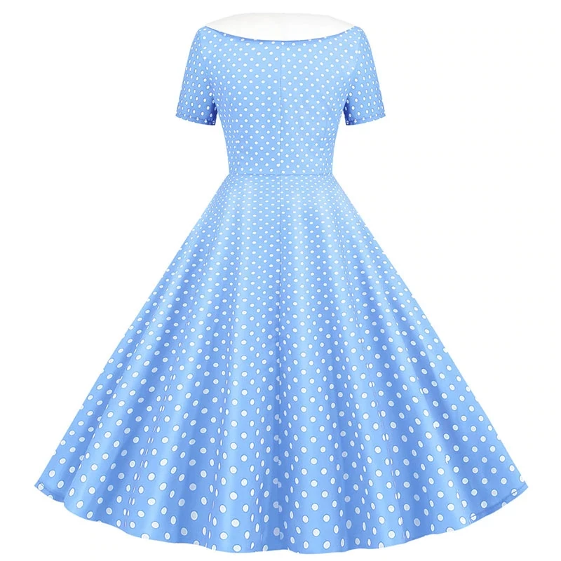 FashionSprout Dresses Polka Dot Vintage 50's Swing Dress - Image 6